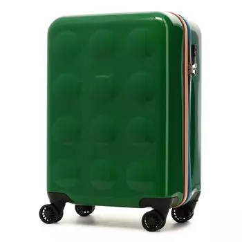 Чемодан для переноски 32 л 53 см Cat New Neko Dot Carry 4260 CARRY Hard Carry Travel Lightweight 360 Degree Swivel Caster Cat Cat Green [Tsumori Chisato] 3,2 кг