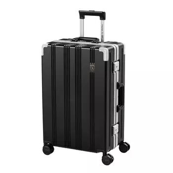 Чемодан для переноски Алюминиевый каркас Бесшумные ролики В комплект входит стопор Материал поликарбонат Ударопрочный Замок TSA Скрытый крючок Бизнес Деловые поездки Путешествия