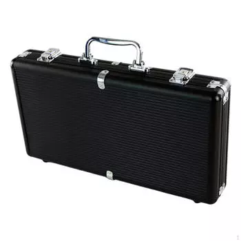 Чемодан для переноски чипов, утолщенный, с замком, переносной контейнер для хранения карт, органайзер