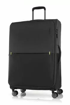 Чемодан для переноски STRARIUM Spinner 76 98 л 75 см Расширяемый размер L Большой 1 неделя или больше Мягкий чехол Легкий Гарантия включена Черный [Samsonite]