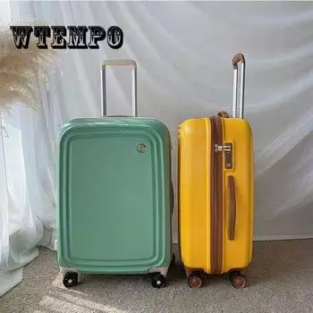 Чемодан для посадочных мест 20 дюймов/26 дюймов, устойчивый к царапинам и износу, универсальный чемодан на колесиках для деловых поездок 20 Inch зелёный