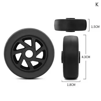 Чемодан для замены колес для тележки на колесах, прочный, бесшумный, инструменты для ремонта ремней, дорожные аксессуары