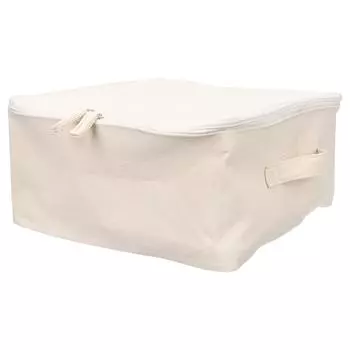 Чемодан из ткани, ящик для хранения, контейнер с крышками, большие контейнеры, полиэтиленовая пленка, контейнер для игрушек, ящики для гардероба 33x33cm бежевый