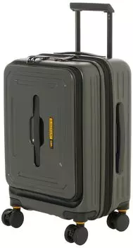 Чемодан Lakes C Gear Передний открытый размер 19 дюймов Удлиненный тип Приблизительно Амортизационная подвеска Колесики со стопором Тонкий силуэт Цвет бронза