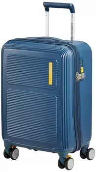 Чемодан MAXIVO Spinner 55 разрешен 35 л 55 см [American Tourister] Ручная кладь 2,7 кг синий