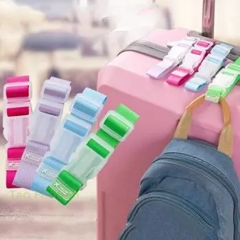 Чемодан на колесиках, вешалка для багажа, ремень с пряжкой, регулируемый ремень безопасности, детали для сумки, аксессуары синий