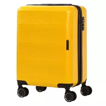 Чемодан Ripple 34 л 46 см 3 кг Жесткая молния 20201 Сумка для переноски с замком TSA Желтый [Transit Lounge]