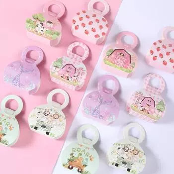 Чемодан с бабочкой Животные джунглей Декор для вечеринки по случаю дня рождения Детские сувениры Подарки Мешочки с конфетами и печеньем Русалочка Товары для детского душа as picture