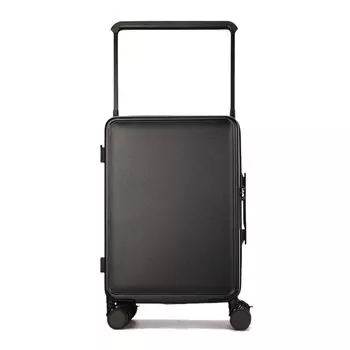 Чемодан с роликами и широкой ручкой для переноски с USB S 36 для ночного использования YKK Large TSA School Overseas Domestic Black [Spyplan] Стопор, чехол, порт,