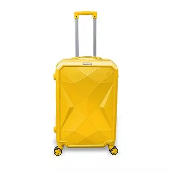 Чемодан среднего размера Coral High Diamond ABS Желтый 16627