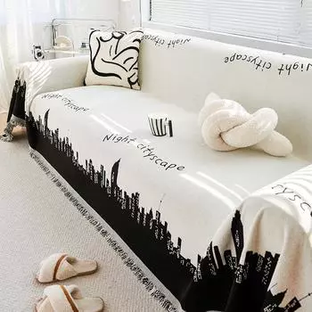 Chenille Anti-Scratching Sofa Towel Full Cover Cloth High-Grade Sofa Cover All-Inclusive Universal Cover Four Seasons Universal Sofa Slipcover 180*130cm