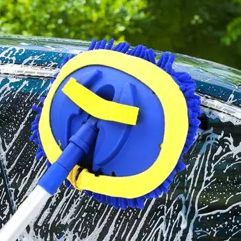 Chenille Broom Telescoping Long Handle Car Wash Brush Car Cleaning Tools Cleaning Mop Car Cleaning Brush