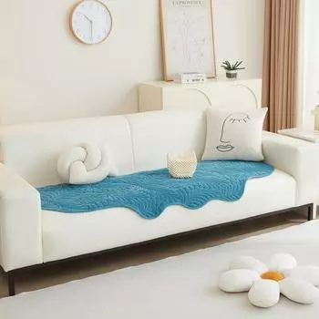 Chenille Irregular Shaped Sofa Cushion Four Seasons Universal Non-Slip Seat Cushions Cover Cloth Sofa Towel 70*70cm