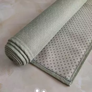 Chenille Non Slip Pure Color Thick Fabric Sofa Cushion Pure color-green [chenille]] 50 * 50cm