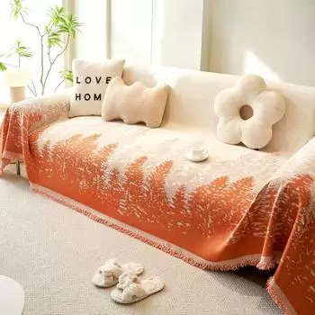 Chenille Sofa Blanket All-season Universal Sofa Covers All Inclusive Sofa Throw Blanket Couch Protector for Living Room Home S 180x130