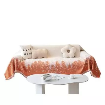 Chenille Sofa Cover Cloth New Four Seasons Universal Light Luxurious Breathable Non-Slip Full Cover Sofa Cushion Cover Cover Blanket 180*130cm