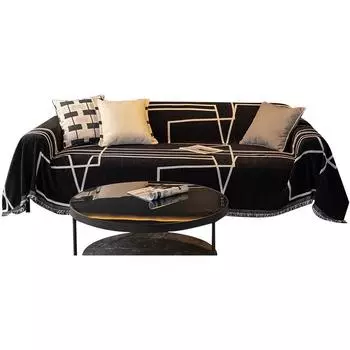 Чехол для дивана из шенилла, универсальный для всех сезонов, простое современное полотенце для дивана, чехол для дивана с защитой от царапин, одеяло для дивана 180*130cm