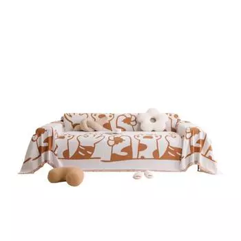 Чехол для дивана из шенилла, универсальный для всех сезонов, простой, современный и высококачественный чехол для дивана, моющееся прямое полотенце для дивана 180*130cm