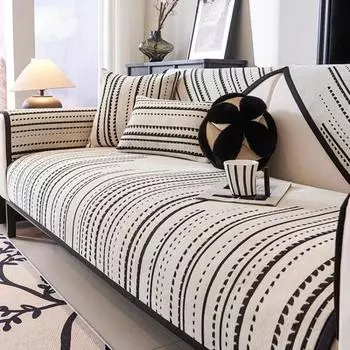 Чехлы для дивана из шенилла для гостиной, нескользящие, скандинавские подушки для дивана, универсальный Г-образный угловой коврик для дивана, полотенце, защита для мебели 70x70 A