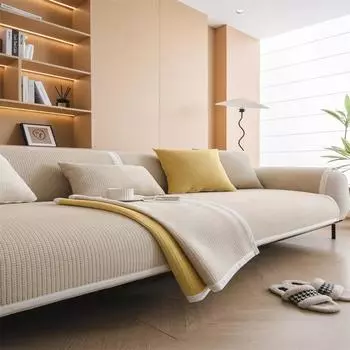 Chenille Sofa Cushion 2024 New Non-slip Cushion Four Seasons Universal High-grade Sense Cover Cloth Cover 70x70cm 1pc