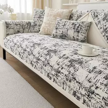 Chenille Sofa Cushion Anti-cat Scratch Special Cover Cloth for Sofa Cover All Seasons Universal Cushion Backrest Cover Towel 70x70cm 1pcs