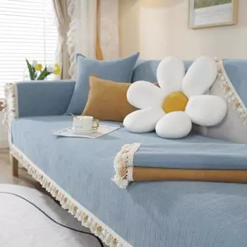Chenille Sofa Cushion Four Seasons Universal Ins Style Leather Sofa Cushion Sofa Cover Cover Cloth 70*70cm