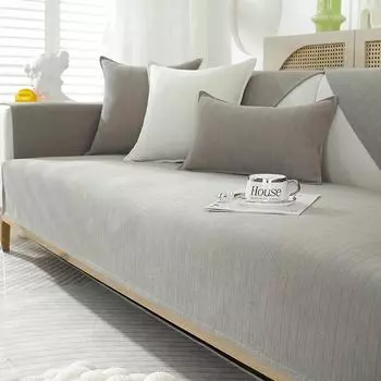 Chenille Sofa Cushion Four Seasons Universal Light Luxury High-End Sofa Cover Cover Cloth Seat Cushion 70*70cm