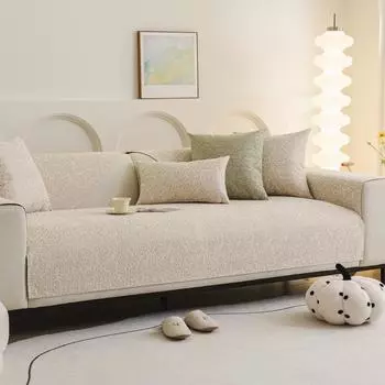 Chenille Sofa Cushion Four Seasons Universal Non-Slip High-Grade Sofa Cover Cover Cloth 70*70cm