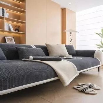 Chenille Sofa Cushion New Non-slip Cushion Four Seasons Universal High-grade Sense Cover Cloth Cover 70x70