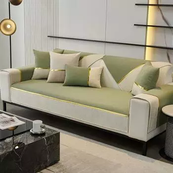 Подушка для дивана из шенилла, подходит для всех сезонов, высококачественная нескользящая подушка, простой современный чехол, тканевое полотенце 70*70cm