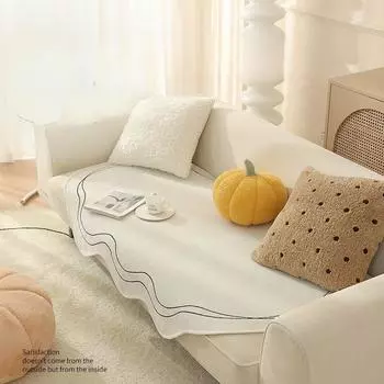 Chenille Sofa Cushion Summer Light Luxury Leather Sofa Cushion Ins Sofa Cushion Non-Slip Special-Shaped Sofa Cushion 70*70