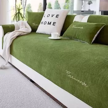 Chenille Sofa Cushions Modern And Simple Anti-slip Thicken Seat Cushion And Four Seasons All Universal Sofa Cover Cushion Cloth 70x90cm 1pcs