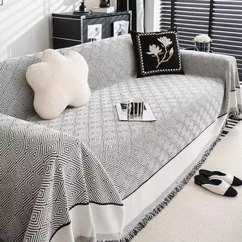 Полотенце для дивана из шенилла Four Seasons All-Inclusive Чехол для дивана, пылезащитный чехол для гостиной, большой цельный чехол для дивана 180*130cm