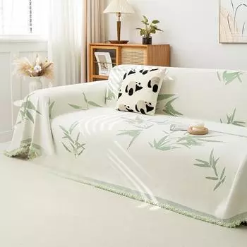 Полотенце для дивана из синели, универсальный универсальный чехол для дивана Four Seasons, пылезащитный чехол, цельный чехол для дивана, ткань с защитой от царапин 180*150cm