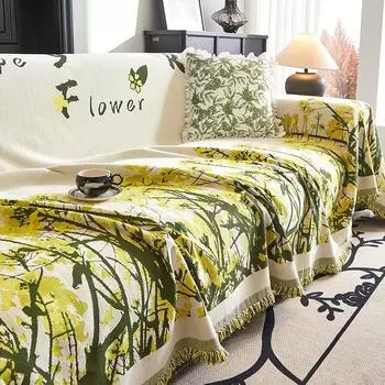 Chenille Sofa Towel Four Seasons Universal All-Inclusive Sofa Cover Dust Cover One Piece Sofa Cover Cloth Cushion 180*130cm