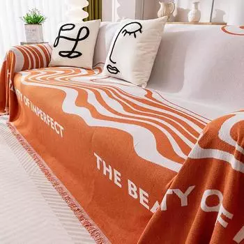 Chenille Sofa Towel Four Seasons Universal All-Inclusive Sofa Cover Dust Cover One-Piece Sofa Cover Cloth Anti-Scratching 180*130cm