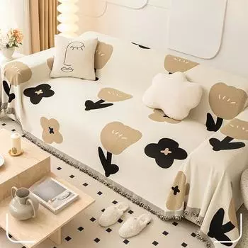 Полотенце для дивана из шенилла, чехол в стиле ретро, чехол для дивана, универсальный чехол Four Seasons, одеяло, подушка 180*130