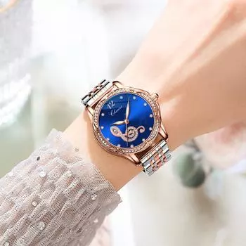 CHENXI женские автоматические механические часы водонепроницаемые наручные часы зелёный