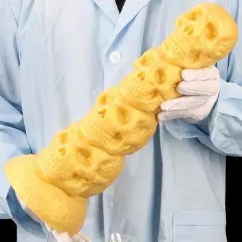 Череп большого размера, силиконовая анальная пробка, фаллоимитатор, анальный расширитель, мастурбатор, фистинг, секс-игрушки для взрослых, реалистичный член, раб, БДСМ