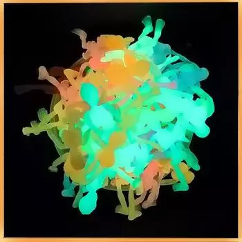 Череп Lala Music TPR Мягкая клеевая декомпрессионная игрушка для розыгрышей на Хэллоуин