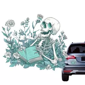 Череп наклейка на автомобиль уникальный ПВХ прочный клей череп наклейка для автомобилей водонепроницаемый устойчивый к царапинам декоративные автомобильные аксессуары череп