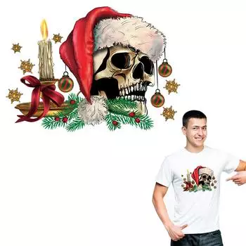 Черепа в стиле хип-хоп, термонаклейки, аксессуары для рукоделия, художественные ремесла, глажка одежды, аппликация, термоклейкая передача, утюг на передаче