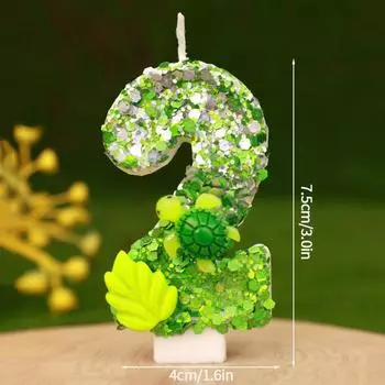 Черепаха 0-9 цифровые свечи день рождения цифровые свечи Черепаха торт украшения для девочек мальчиков животные джунгли товары для вечеринок