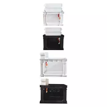 Черепаха Аквариум Переноска для рептилий Аквариум Удобный контейнер для обитания рептилий Террариум для рептилий Черепаха Золотая рыбка Мелкие домашние животные