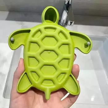 Черепаха Мыльница Сливной держатель для мыла Коробка Ванная Душ Держатель для мыла Губка Хранение Тарелка Поднос Принадлежности для ванной Гаджет для ванной
