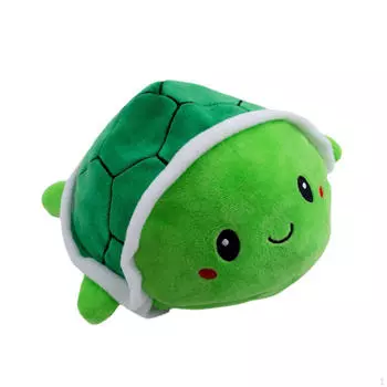 Черепаха плюшевая игрушка милая кукла подарки на день рождения покажите свое настроение креативная двусторонняя обнимашка 25cm