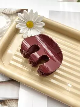 Черепаховый M-типа среднее украшение для волос тыква зажим, модный универсальный зажим для волос акула заколка для волос полузавязка аксессуар для волос