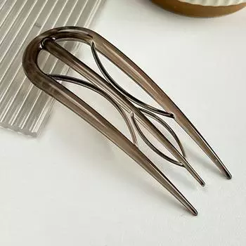 Черепаховый пучок волос U-образная вилка для волос Модные палочки для волос Головной убор Заколка для волос Пучок-гулька Зажим для волос Женские инструменты для укладки волос