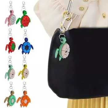 Черепашка Fidget Clickers Fruit Series Черепашка брелок кулон снятие стресса механическая щелчок сенсорная игрушка для студентов сумка брелок blueberry