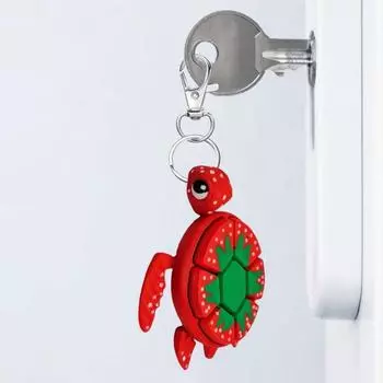 Черепашка Fidget Clickers Fruit Series Черепашка брелок кулон снятие стресса механическая щелчок сенсорная игрушка для студентов сумка брелок Banana